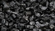 Background Texture With Black Grit Stones Stock Footage