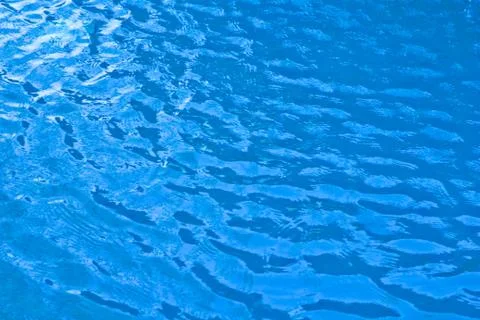 Background texture of blue water Stock Photos