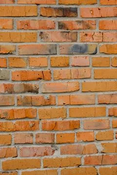 Background texture brick red old wall masonry Stock Photos