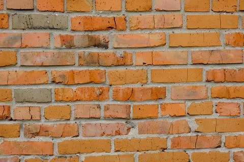 Background texture brick red old wall masonry Stock Photos