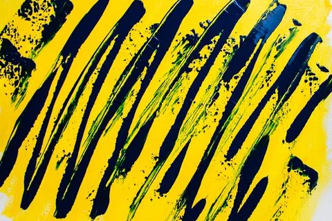 Background, texture of brush strokes and splashes of paint, design elements Stock Photos