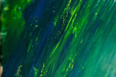 Background, texture of brush strokes and splashes of paint, design elements Stock Photos