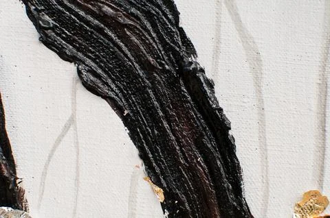 Background, texture of brush strokes and splashes of paint, design elements Stock Photos