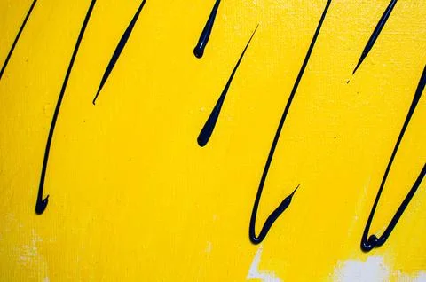 Background, texture of brush strokes and splashes of paint, design elements Stock Photos