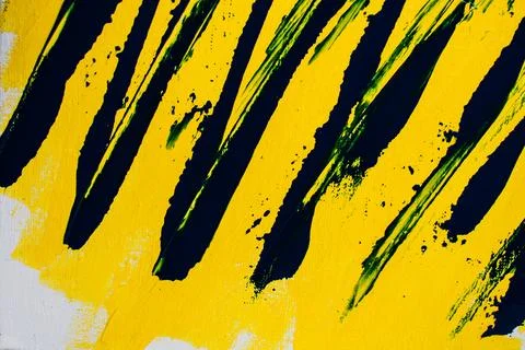Background, texture of brush strokes and splashes of paint, design elements Foto stock