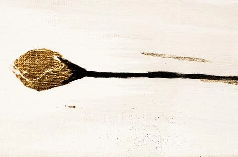 Background, texture of brush strokes and splashes of paint, design elements Stock Photos
