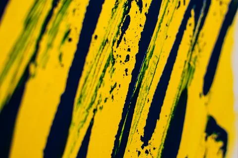 Background, texture of brush strokes and splashes of paint, design elements Stock Photos