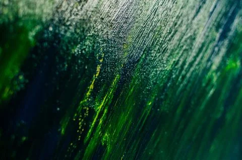 Background, texture of brush strokes and splashes of paint, design elements Stock Photos