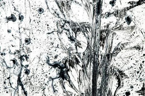 Background, texture of brush strokes and splashes of paint, design elements Stock Photos