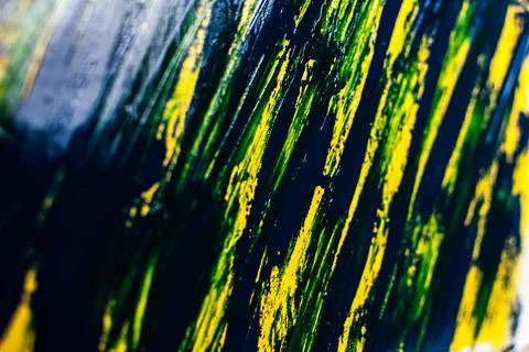 Background, texture of brush strokes and splashes of paint, design elements Stock Photos
