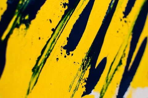 Background, texture of brush strokes and splashes of paint, design elements Stock Photos