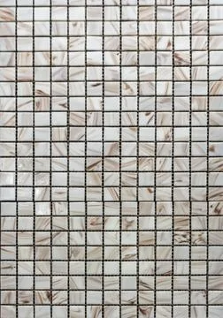 Background, Texture Ceramic Tile Mosaic, Color white Stock Photos