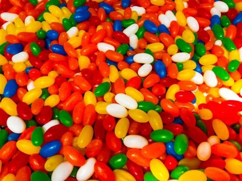 Background texture colored different sweet candy close-up Stock Photos