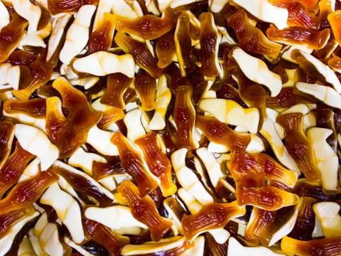 Background texture colored different sweet candy close-up 스톡 사진