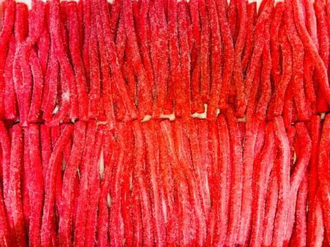 Background texture colored different sweet candy close-up 스톡 사진