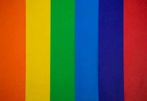 The background texture of colored paper is spread out in a color spectrum lik Stock Photos