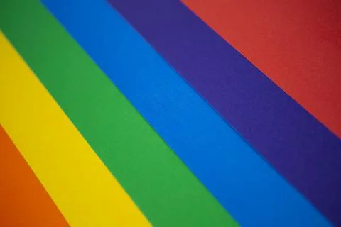 The background texture of colored paper is spread out in a color spectrum lik Stock Photos