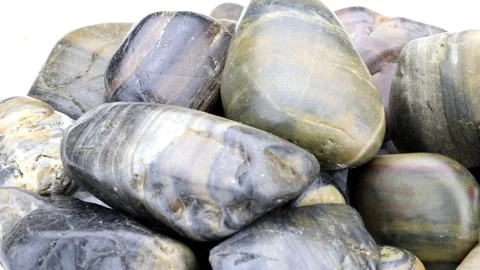 Background texture with colored pebbles Stock Footage 96311975