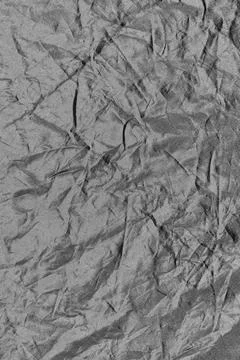 Background texture of crumpled dark grey fabric 스톡 사진
