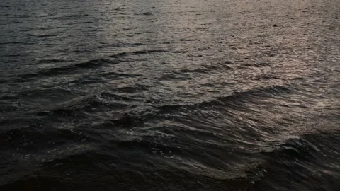 Background texture dark water with foam in the river Stock Footage 159289979