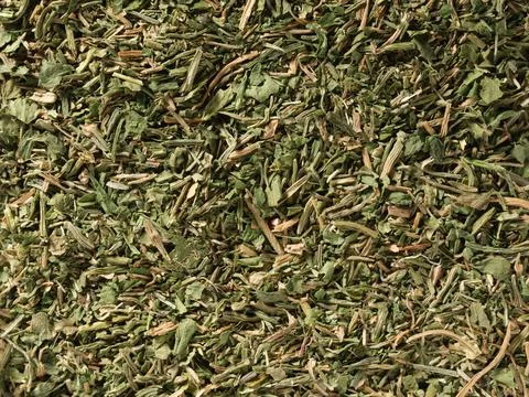 Background Texture of dried parsley. Surface covered with dried parsley Stock Photos