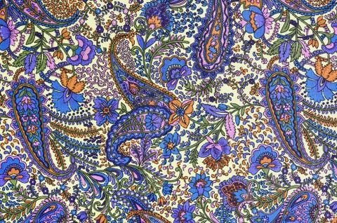 Background texture fabric floral pattern Foto stock