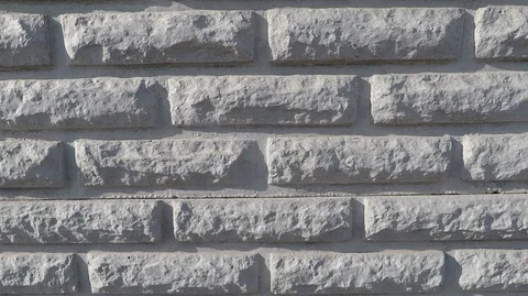 Background texture fence from sections of imitation brick Stock Footage 127708489