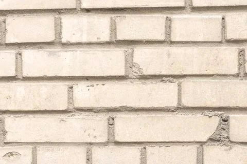 Background, texture, fragment wall of white brick Stock Photos