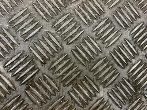 Background texture: metal surface with protrusions. Stock Photos