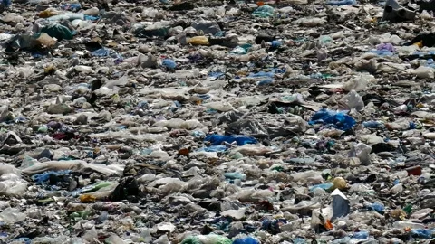 Background texture of mixed trash. Stock Footage 321643093