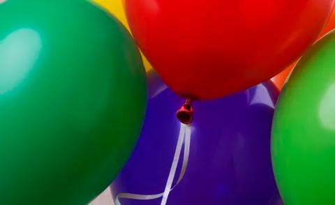 Background texture multicolored balloons for parties Stock Photos