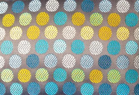 Background texture multicolored  textile pattern with circles Stock Photos