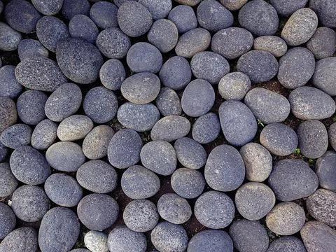 Background texture of Oblong stone Fotos de archivo