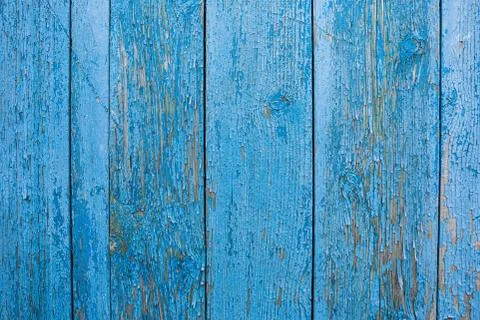 Background texture of old boards of blue color Stock Photos