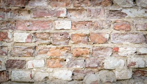 Background texture of a old brick wall Stock Photos