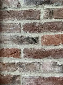 Background texture: old brick wall. Modern interior in loft style, brick pa.. Stock Photos