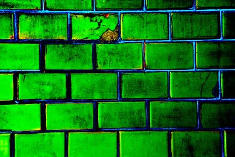 Background texture of old cracked ceramic tiles, background in pastel colors. Stock Photos