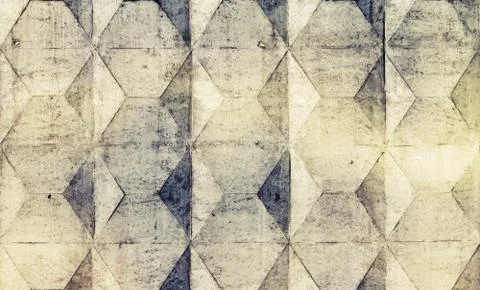Background texture of old gray concrete fence with square pattern. Instagram  Stock Photos