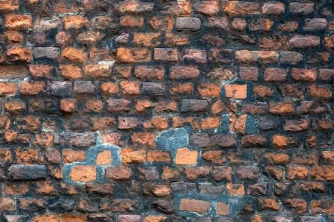 Background texture of old medieval stone wall Stock Photos