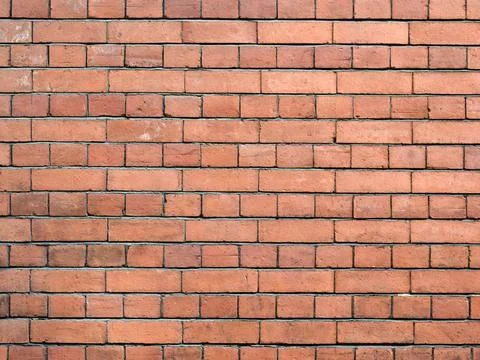 Background texture of old red brick wall Stock Photos