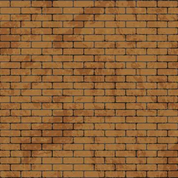 Background texture old red brickwork, peeling paint - Vector Stock Illustration