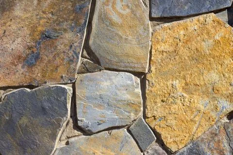 Background texture of an old rock wall Stock Photos