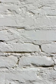 Background texture of a old white brick wall Stock Photos