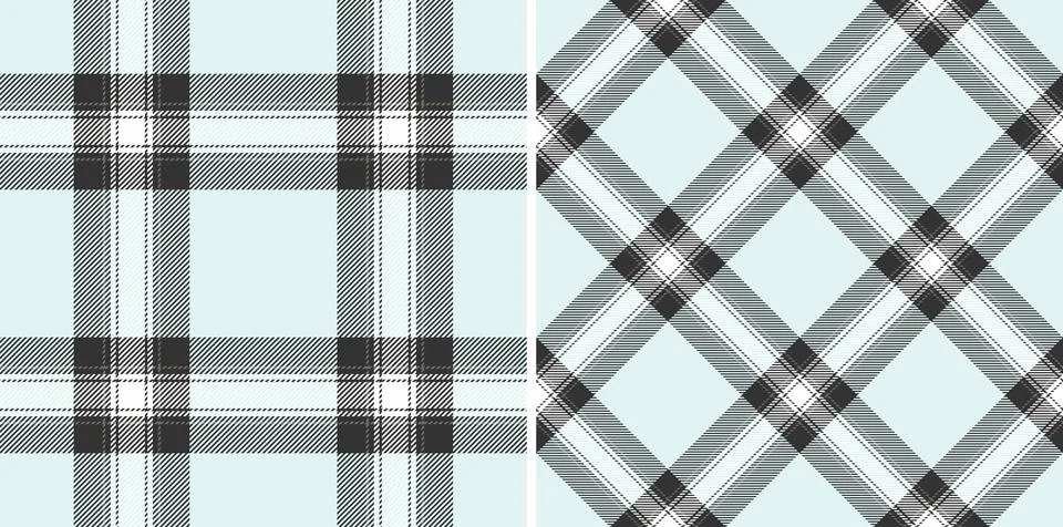 Background texture pattern of check seamless fabric with a vector plaid tex.. Stock Illustration