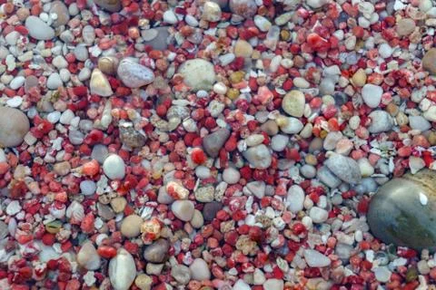 Background texture pattern color pebbles Stock Photos