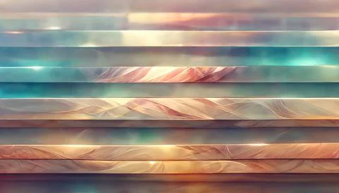A background texture pattern of horizontal stripes in a color gradient Illustrazione stock