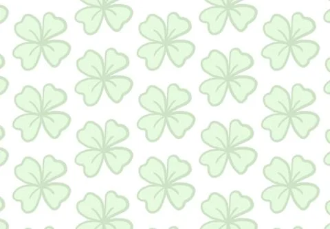 Background texture pattern illustration. Clover petals Stock Illustration