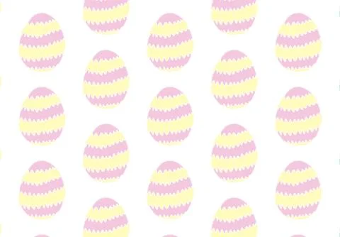 Background texture pattern illustration. Easter eggs Stock Illustration