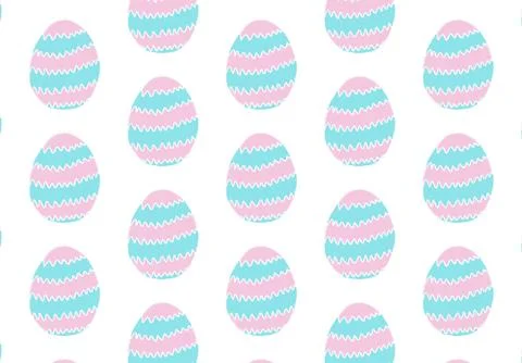 Background texture pattern seamless illustration. Easter eggs Illustrazione stock