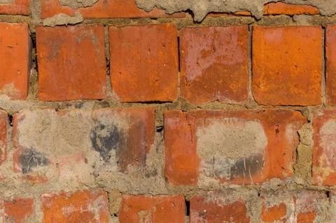 Background texture of red brick Stock Photos